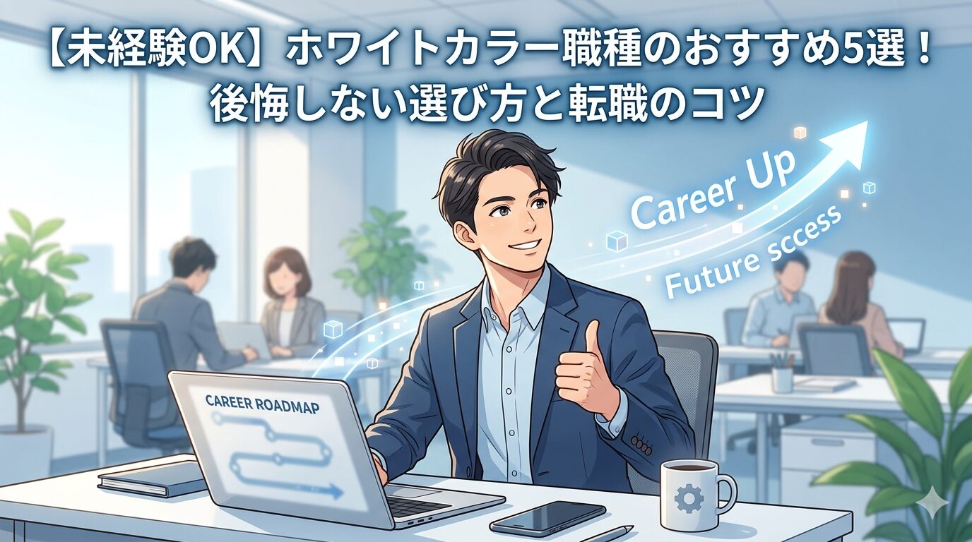 ホワイトカラー職種に関する記事のアイキャッチ画像